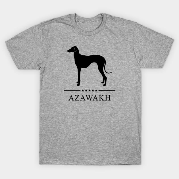 Azawakh Black Silhouette T-Shirt by millersye